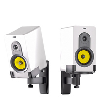 Speaker wall bracket bookshelf speaker stand adjustable angle with tray rack surround speaker stand theater speaker stand