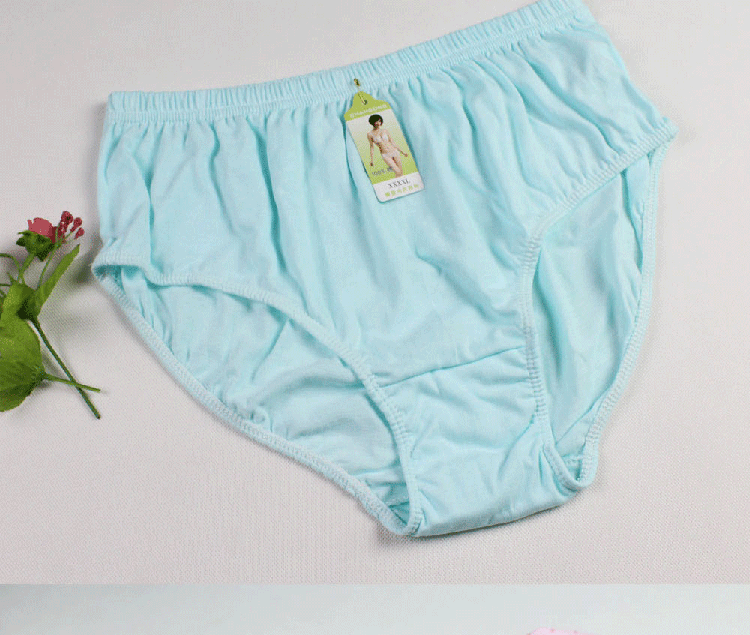 Cotton trung niên và béo cộng với đồ lót tam giác, đồ lót cotton cotton tam giác, đồ lót mẹ chồng quần lót nữ cotton nhật