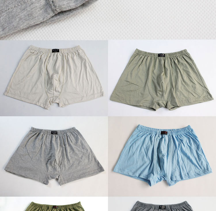 Thêm phân bón để tăng nam cao eo boxer tóm tắt kích thước lớn nam đồ lót chất béo của nam giới bốn góc đồ lót cotton nam boxers sịp