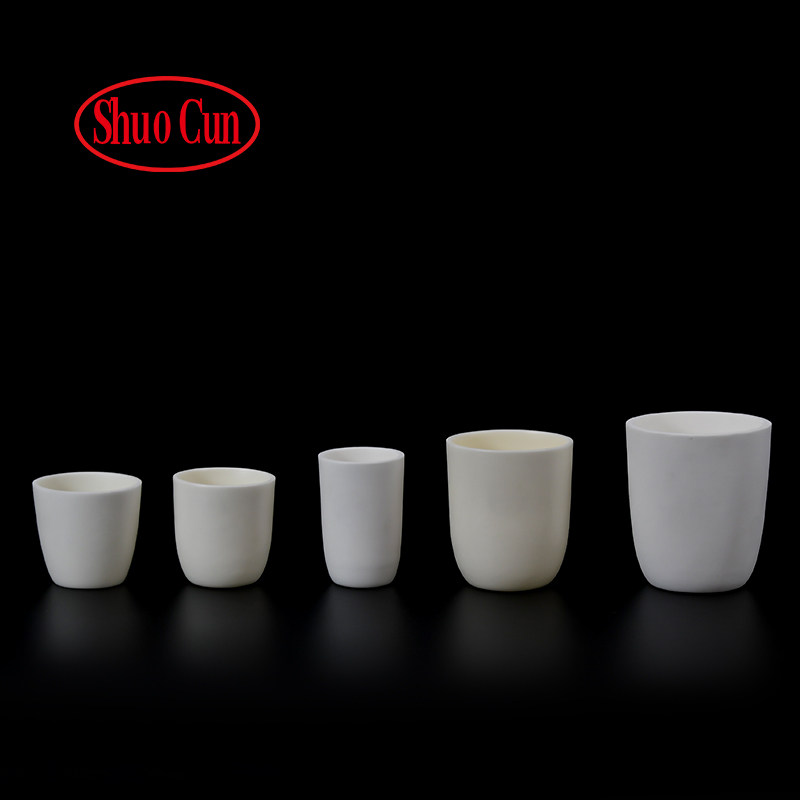 New high - purity arc corundum ceramic crucible more than 99 % of alumina ceramic crucible laboratory resistant high temperature crucible