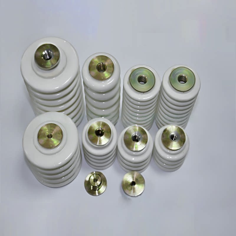 Copper Thread High Voltage Ceramic Insulation Column Insulating Porcelain Insulator Isolation Column Pillar Porcelain Bottle Pillar Insulator