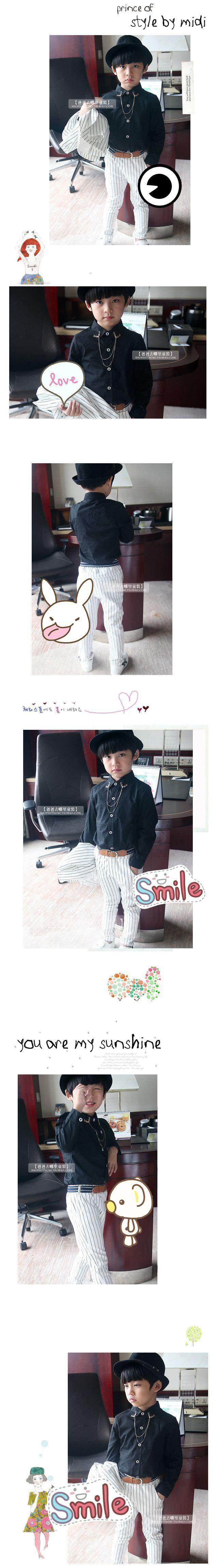 Chemise garcon à manche longue - Ref 2075370 Image 46