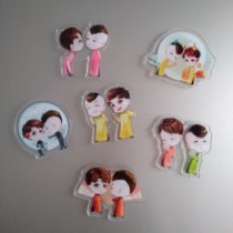 Nine braid Zhang Yunlei Yang Jiulang special custom cartoon refrigerator stickers