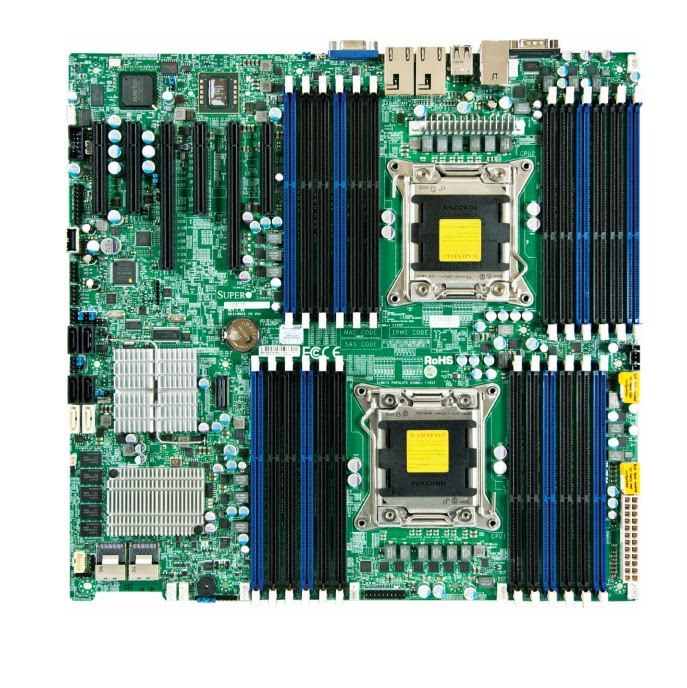 Supermicro X9DRE-TF Server Motherboard Onboard Dual 10 Gigabit Interface Remote Management Port Large Memory