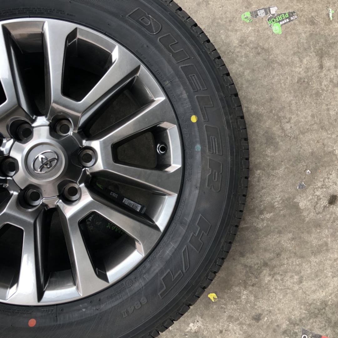 18 Toyota Prado Bánh xe nguyên bản 18 inch hống hách bánh xe nguyên bản vòng tròn mới xe phế liệu lốp Pajero có sẵn mâm xe ô tô tải