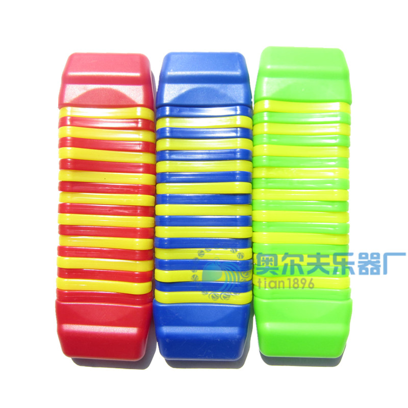 New products Orff percussion instrument kindergarten Early teaching center Puzzle Teaching Aids Plastic Teeth Wood Rolling Wood hinged teeth