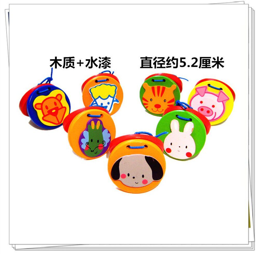 Wooden loudboard plastic Olf early teaches children small fast plate percussion instrument click dance board professional round dance board