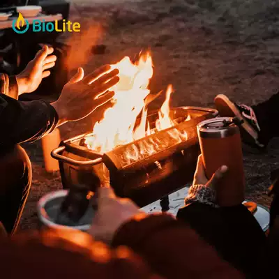 BioLite FirePit 2 outdoor charging barbecue grills firewood charcoal smokeless camping campfire stove