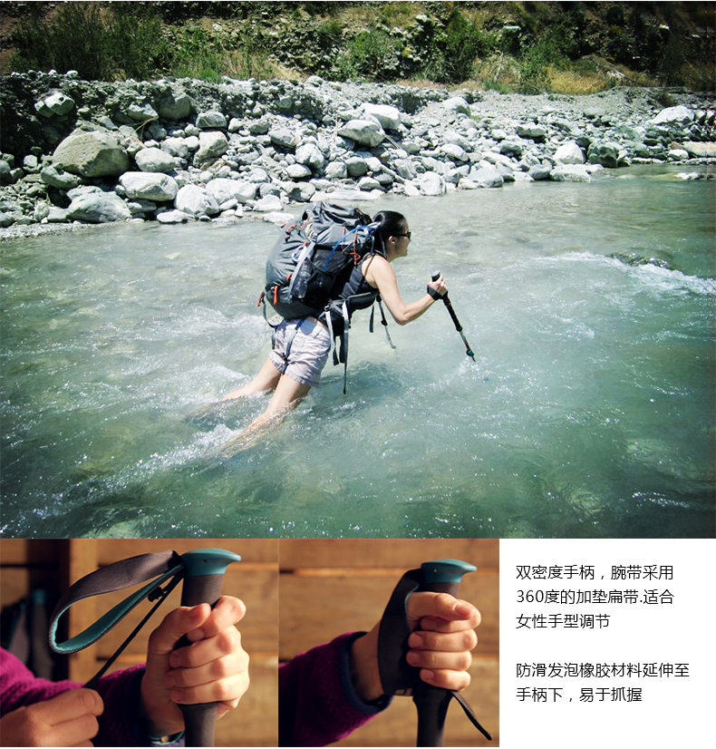 BD kim cương đen WS Trail Pro trekking gậy đi bộ gậy 11252 gậy leo núi gấp gọn
