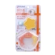 Richell Li Qier bé teether bé mol đai silicon hộp lưu trữ chống xích 3-6-12 tháng - Gutta-percha / Toothbrsuh / Kem đánh răng