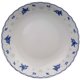 ລາຄາໂປຣໂມຊັນ Jingdezhen ceramic blue and white premium bone china tableware glaze color nest plate deep rice plate 8-inchຄົວເຮືອນ