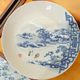 ລາຄາໂປຣໂມຊັນ Jingdezhen ceramic blue and white premium bone china tableware glaze color nest plate deep rice plate 8-inchຄົວເຮືອນ