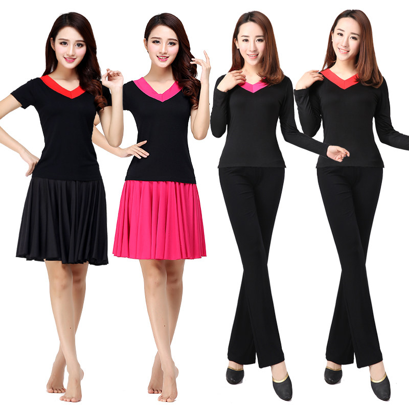 Yang Liping square dance costume new suit summer Modal short sleeve dance dress female skirt dance dress female
