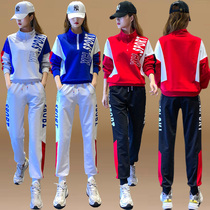 Trail dance clothing new suits men and women long sleeves spring and autumn loose Fashion Fashion Square Dance Dance sportswear