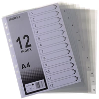 12 страниц серого пластика