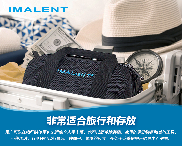 Túi xách ba lô đèn pin IMALENT MS12 / R90C / DX80 / MS18 / R90TS - Túi vai đơn túi xách đẹp
