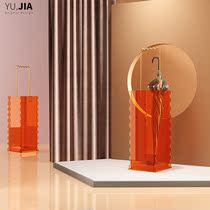 Denmark SHIXUE new acrylic umbrella frame Wrought iron hanging umbrella barrel light luxury ins European-style household storage frame