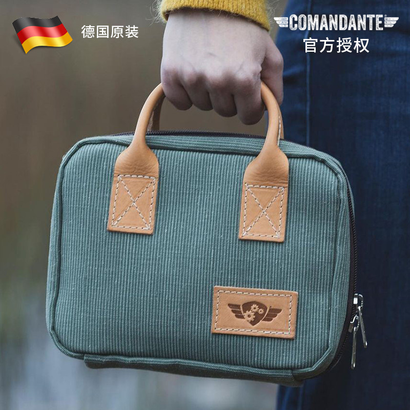 Comandante German Commander C40 coffee hand grinder accessories Original travel bag Pure cotton handmade