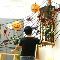 Trang trí Halloween ma ám ngôi nhà trung tâm mua sắm đạo cụ cảnh nhện nhện mạng nhện quay phim nhện - Sản phẩm Đảng / Magic / Hiệu suất 	đồ hóa trang halloween phù thủy