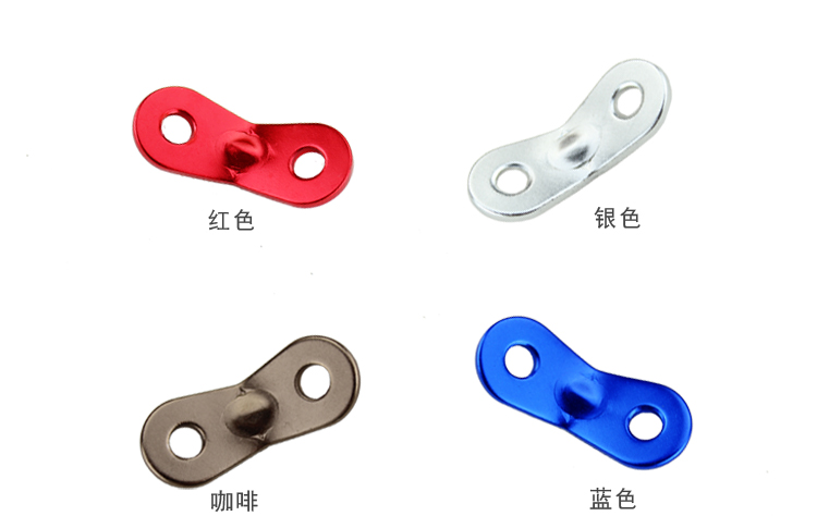 Cắm trại ngoài trời lều gió dây khóa mắt hai mắt nhôm ô dây khóa tán kéo dây phụ kiện dừng mảnh lều phượt