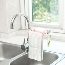 A2602 Taps Drain Shelve Pool Containing Rack Kitchen Supplies Sink Sponge Rag Drain Rack