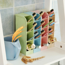 A2459 Wheat Stem Tabletop Containing box Creative Miscellaneous Finishing Box Desk Face Cosmetics Storage Box