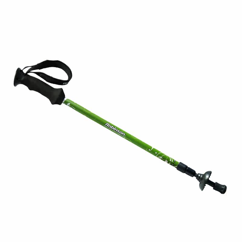 Robinson Hiking Pole Carbon Three Section Straight Put Outdoor Hiking Cane 125CM