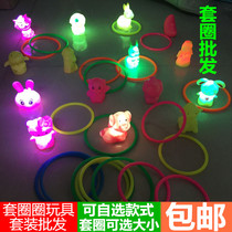 New flash colorful night light stall luminous toys wholesale hot square night market stall ferrule supply