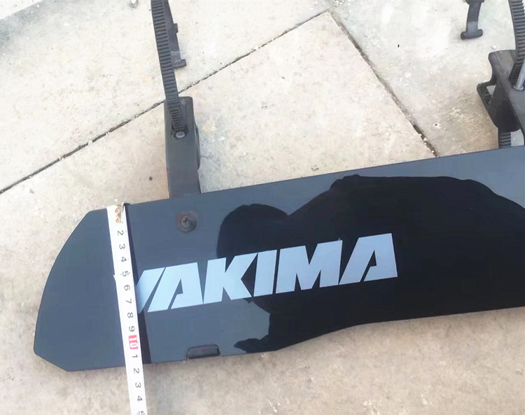 Mỹ nhập khẩu chính thức chính hãng lệch mái Yakima Thanh mang trên nóc giá spoiler gió giảm tiếng ồn gió gió kháng hộp giá nóc xe ô tô	