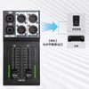 6.35mm Xlr 1 Input 2 Output Splitter for 2-Channel Audio Speaker Volume Mixer with Manual Adjustment Control