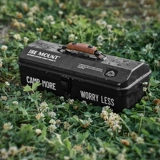 Металлический портативный ящик для хранения для авто, коробка для хранения для кемпинга, жестяная коробка