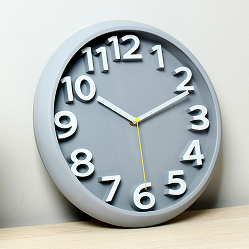 Modern minimalist hanging clock creative living room Home fashion Fashion Decorative and watch hanging wall Silent Hanging Watch Free of punch clock