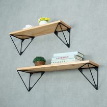 Fixed tripod partition bracket Load-bearing shelf Wrought iron layer plate drag shelf Wall frame support frame Base bracket