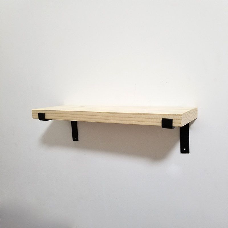 Partition bracket one-word shelf bracket wall rack rack creative bracket load-bearing iron bookshelf layer plate drag shelf