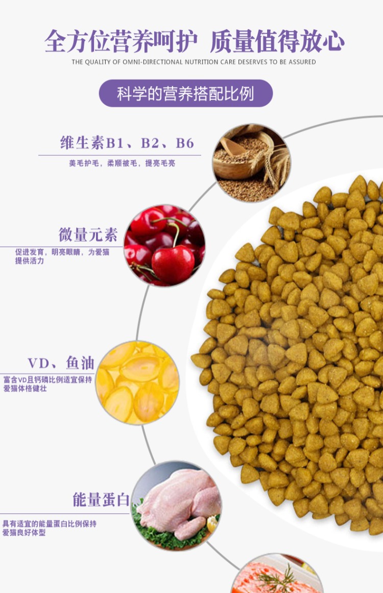 Thức ăn cho mèo Langshi 10kg thịt gà và cua thịt cá biển sâu thơm ngon lông Mingmu thành mèo nhỏ mèo già mèo tự nhiên thức ăn chính 20 kg mèo ăn hạt có tốt không