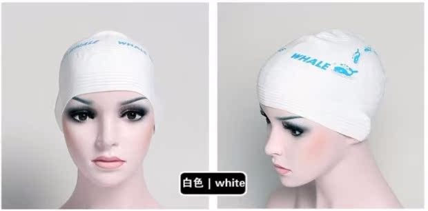 Cá voi tai lớn lớn mũ bơi silicone nữ tóc dài không thấm nước silicone mũ bơi nữ đàn ông đích thực trưởng thành mùa đông mũ bơi mũ bơi che tai cho bé