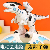 Dinosaur toy electric robot will walk the sound children Boy 6 Simulation 1 sound will move 4 one year old baby 2-3