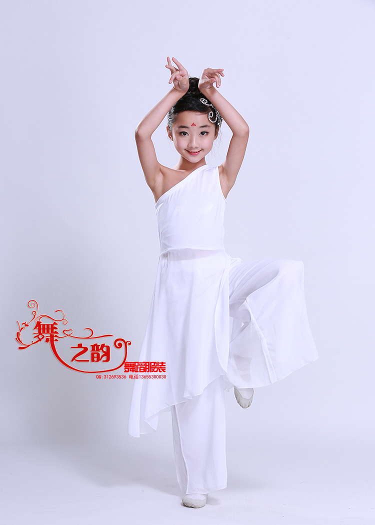 Trang phục múa cổ điển cho trẻ em, trang phục múa dân gian, váy trắng, múa hiện đại, múa đương đại, váy thanh lịch, múa dù thời trang bé trai