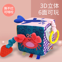 Baby 3d three-dimensional cloth book early education baby can not tear can gnaw the sound book Enlightenment childrens tactile tremble