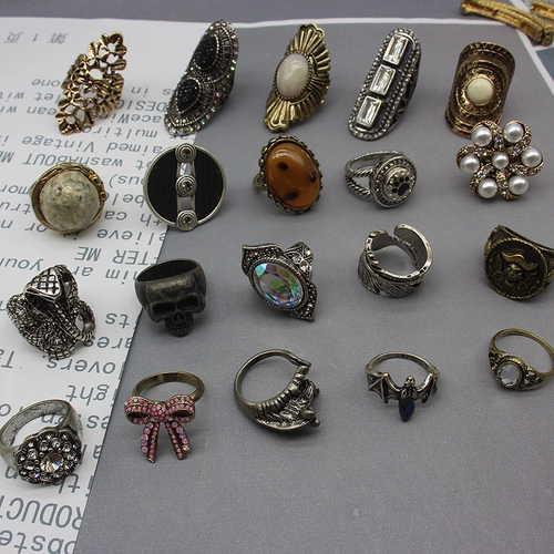 Y Одиночный выход, европейский и американский супер ретро старый старый старый старый бусинок буровые змеиные женщины