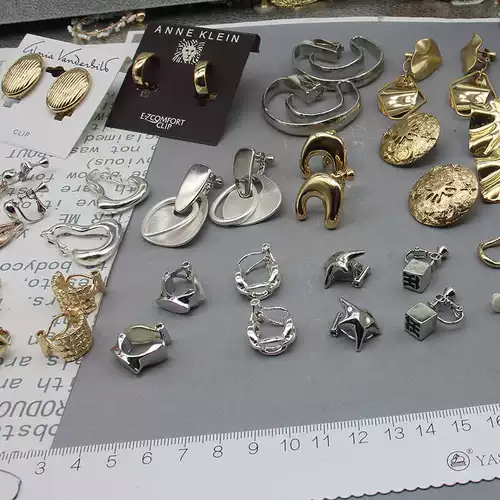 Японские металлические клипсы, серьги, европейский стиль, простой и элегантный дизайн, без проколов ушей