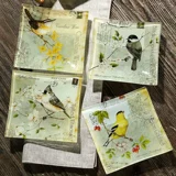 Love House Green American Fashion Creative Fruit Drive Water Fruit Disk Стеклянная тарелка 4 Home Dim Sum