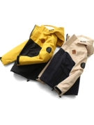 Quần áo trẻ em mùa thu và mùa đông Áo khoác cotton bé trai mới trong áo khoác bé trai trùm đầu Áo khoác cotton cho bé 110-160 - Áo khoác