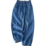 Тонкие джинсы для мальчиков, штаны для отдыха, средство от комаров, подходит для подростков, свободный прямой крой