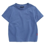 Базовая однотонная футболка для мальчиков, 12 цветов, подходит для подростков, высокий воротник