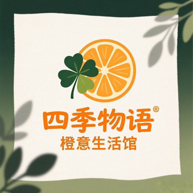 四季物语橙意生活馆的LOGO