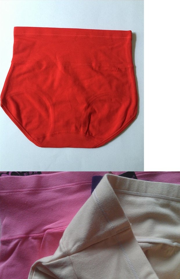 6 gói màu Yi Ting 0605 Đồ lót nữ bằng vải cotton cao đến eo Quần lót eo năm nay màu đỏ 0606 quan lot nu cho nguoi gia