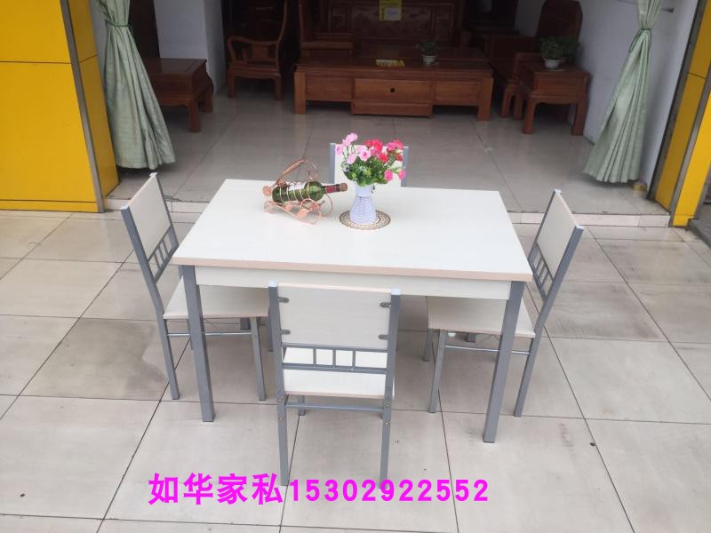 Canteen dining table and chair fast food table and chair canteen dining table and chair set of dining table and chair simple dining room 1 table 4 chairs