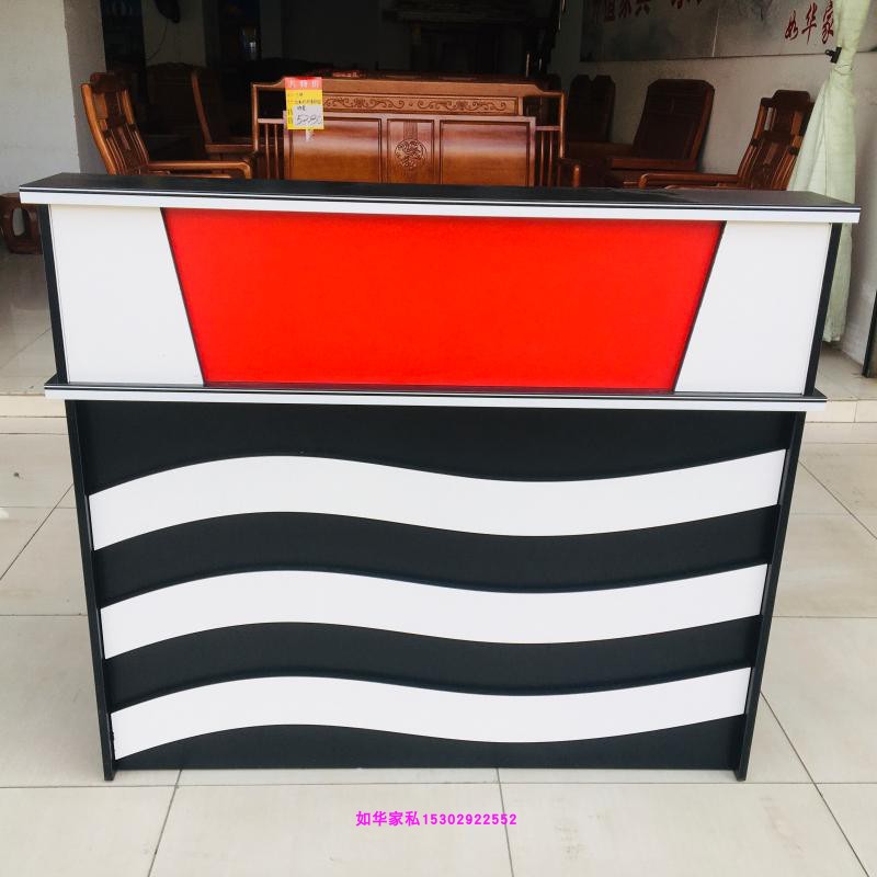 New Front Desk Counter New Cashier Desk Fashion Collection Desk Brief About 1 m 1 2 m Cashier Desk