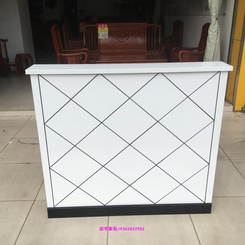 New cash counter fashion paint 1 2 m front desk 811 receipt clothing store mobile phone desk